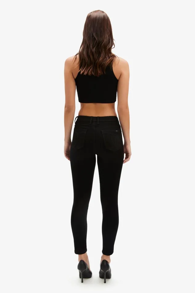 Women Bardot Skinny Jean Bella Mid Rise Jeans In Black Black Women Bardot Skinny Jean Bella Mid Rise Jeans In Black Black