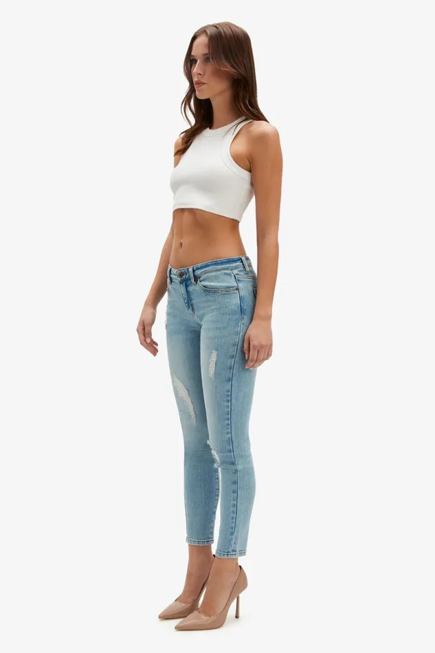 Women Bardot Skinny Jean Kate Mid Blue Jeans In Mid Blue Mid Blue Women Bardot Skinny Jean Kate Mid Blue Jeans In Mid Blue Mid Blue