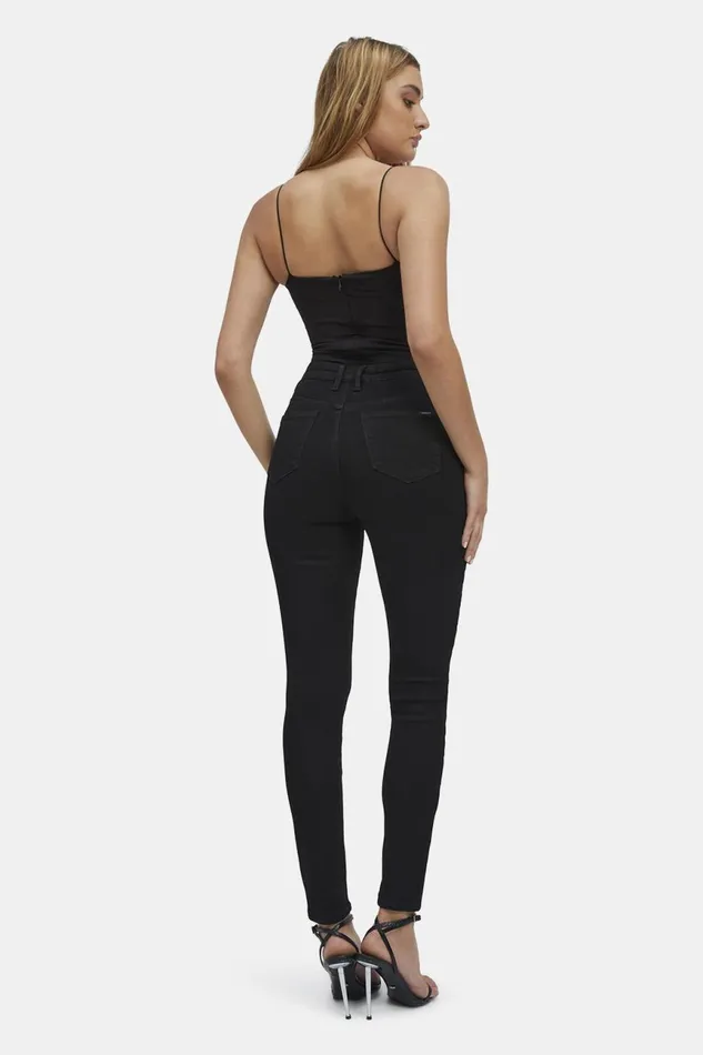 Women Bardot Skinny Jean Khloe Hi Jeans In Black Black Women Bardot Skinny Jean Khloe Hi Jeans In Black Black