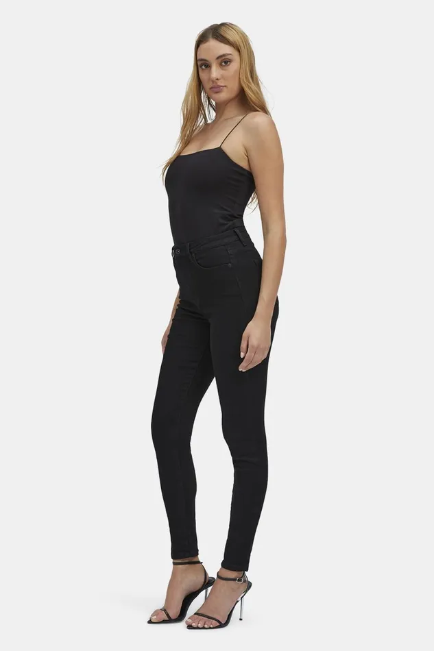 Women Bardot Skinny Jean Khloe Hi Jeans In Black Black Women Bardot Skinny Jean Khloe Hi Jeans In Black Black