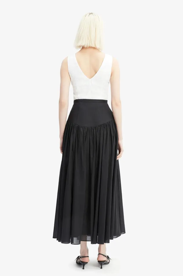 Women Bardot Skirts Amorette Maxi Cotton Skirt In Black Black Women Bardot Skirts Amorette Maxi Cotton Skirt In Black Black