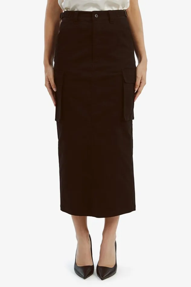Women Bardot Skirts Arco Cargo Maxi Skirt In Black Black Women Bardot Skirts Arco Cargo Maxi Skirt In Black Black