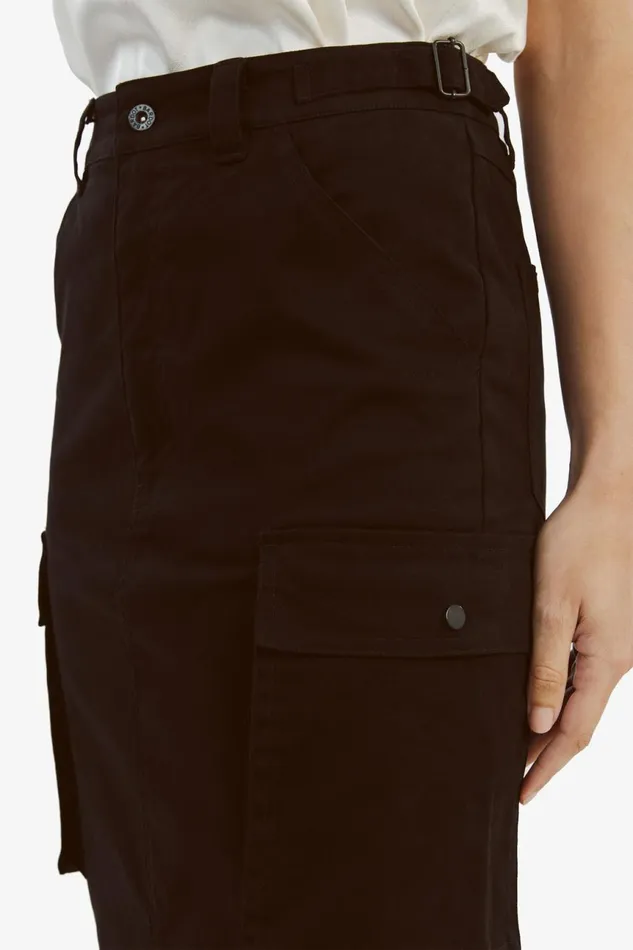 Women Bardot Skirts Arco Cargo Maxi Skirt In Black Black Women Bardot Skirts Arco Cargo Maxi Skirt In Black Black
