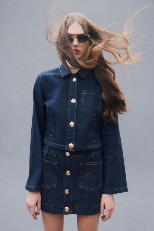 Women Bardot Skirts Lorenzo Denim Mini Skirt In Dark Dark Women Bardot Skirts Lorenzo Denim Mini Skirt In Dark Dark