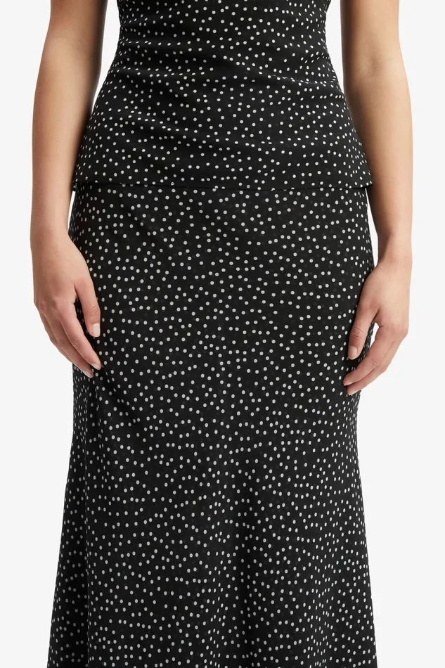Women Bardot Skirts Monroe Maxi Skirt In Black Spot Black Spot Women Bardot Skirts Monroe Maxi Skirt In Black Spot Black Spot