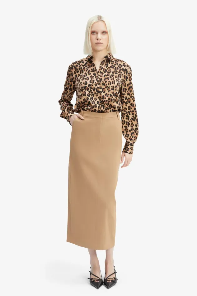Women Bardot Skirts Zia Maxi Skirt In Camel Camel Women Bardot Skirts Zia Maxi Skirt In Camel Camel