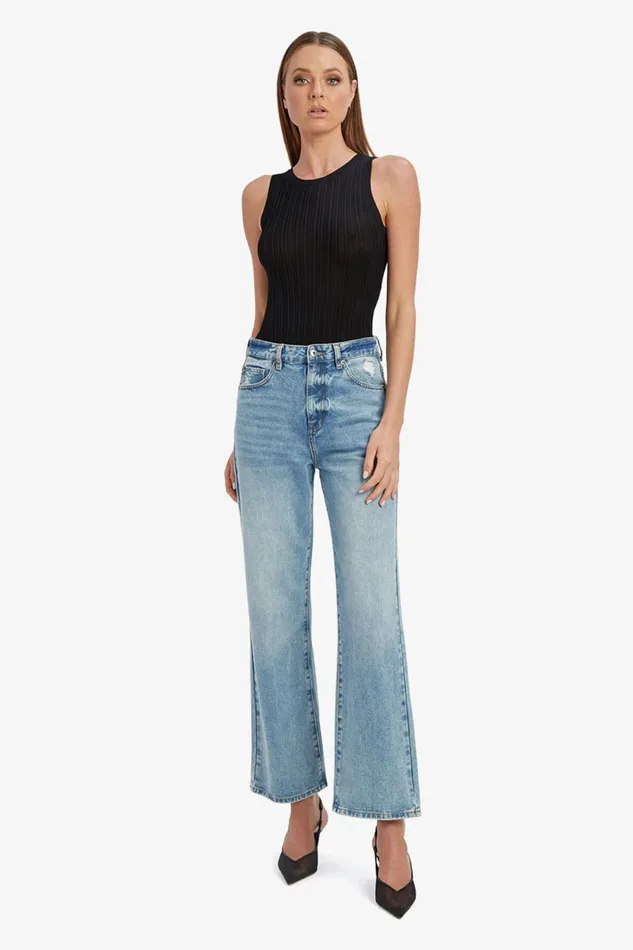 Women Bardot Straight Jean Pia Straight Jeans In Vintage Vintage Women Bardot Straight Jean Pia Straight Jeans In Vintage Vintage