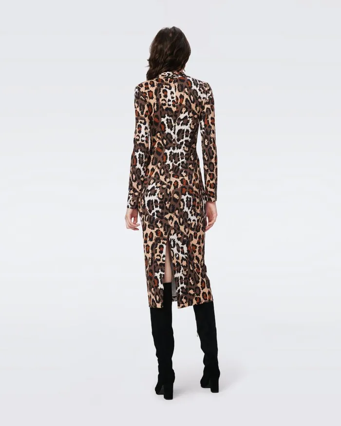 Women Barlow Dress Tiny Jungle Cat DVF Dresses