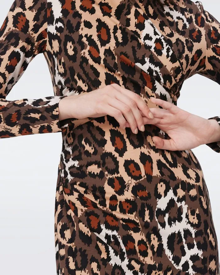 Women Barlow Dress Tiny Jungle Cat DVF Dresses