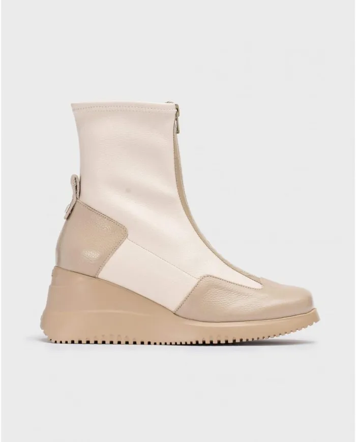 Women Beige INDIA Ankle Boot Wonders Ankle Boots