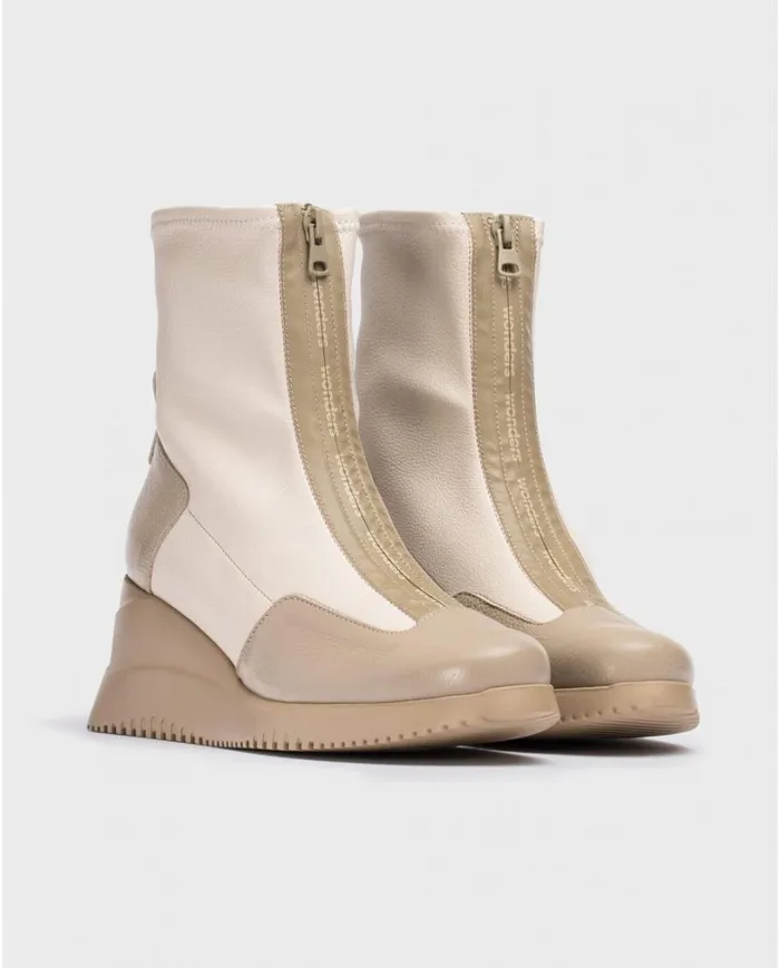 Women Beige INDIA Ankle Boot Wonders Ankle Boots