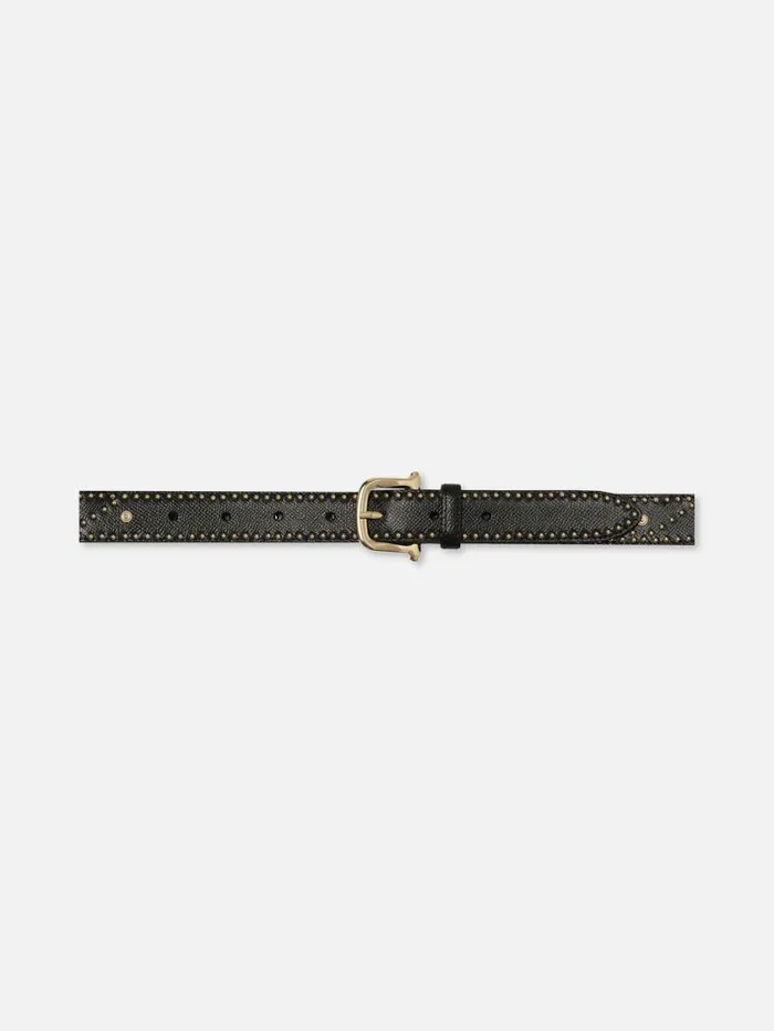 Women Belts FRAME Embellished Belt 8212 Black