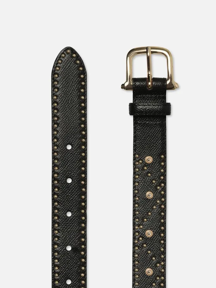 Women Belts FRAME Embellished Belt 8212 Black Women Belts FRAME Embellished Belt 8212 Black
