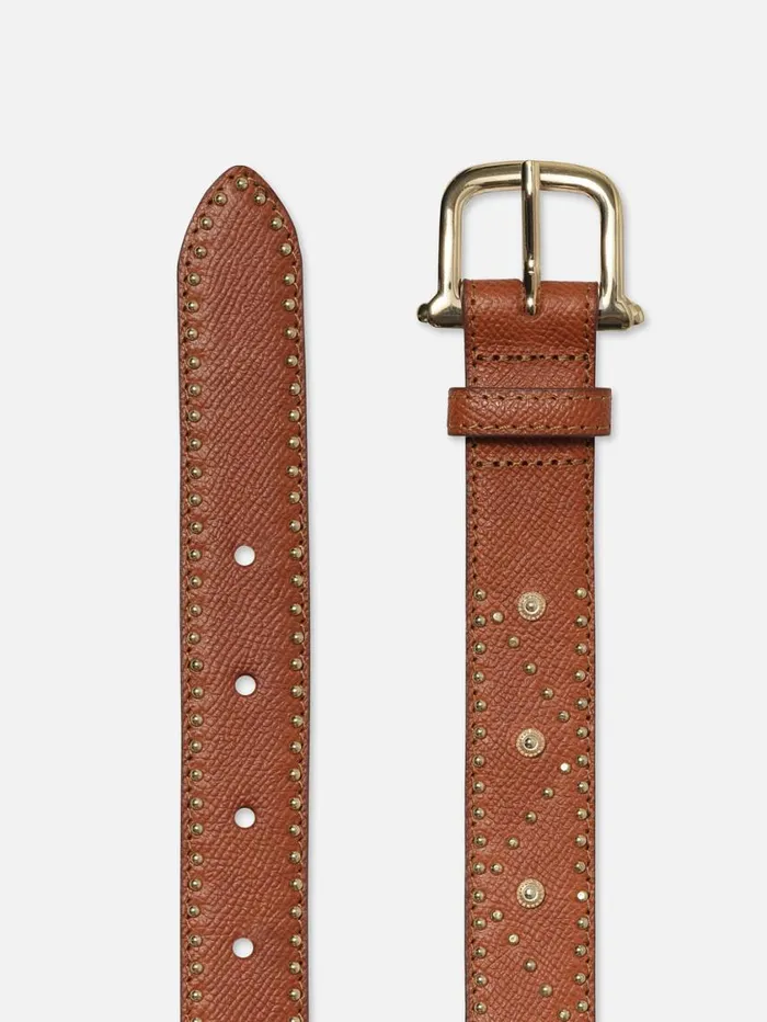 Women Belts FRAME Embellished Belt 8212 Tan Women Belts FRAME Embellished Belt 8212 Tan