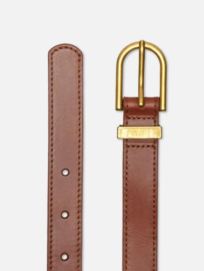 Women Belts FRAME Simple Art Deco Belt 8212 Whiskey