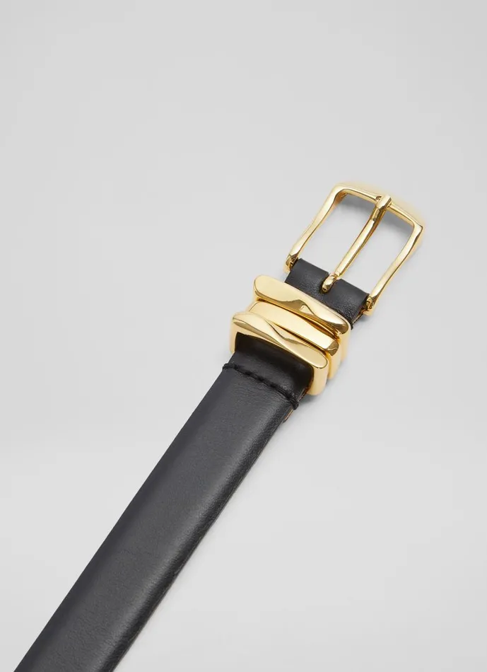 Women Belts LKBennett Georgette Black Leather Belt Women Belts LKBennett Georgette Black Leather Belt