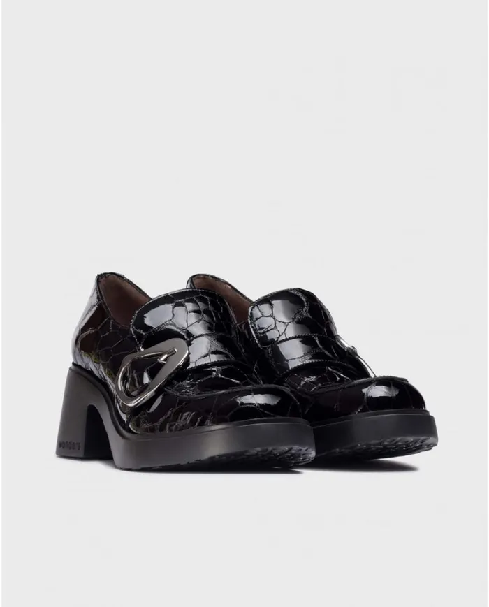 Women Black ANA Loafers Wonders Loafers Women Black ANA Loafers Wonders Loafers