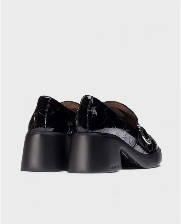 Women Black ANA Loafers Wonders Loafers Women Black ANA Loafers Wonders Loafers