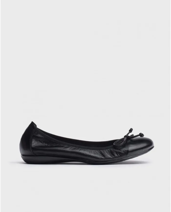 Women Black BO Ballet Flat Wonders Ballerinas