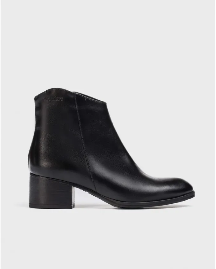 Women Black Easy Ankle Boot Wonders Ankle Boots