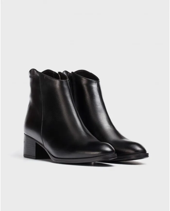 Women Black Easy Ankle Boot Wonders Ankle Boots