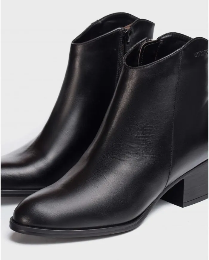 Women Black Easy Ankle Boot Wonders Ankle Boots