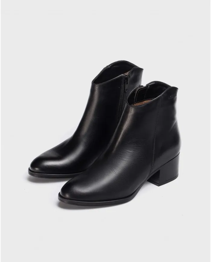 Women Black Easy Ankle Boot Wonders Ankle Boots