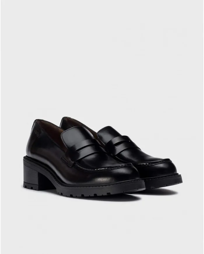 Women Black ECLIPSE Moccasin Wonders Loafers