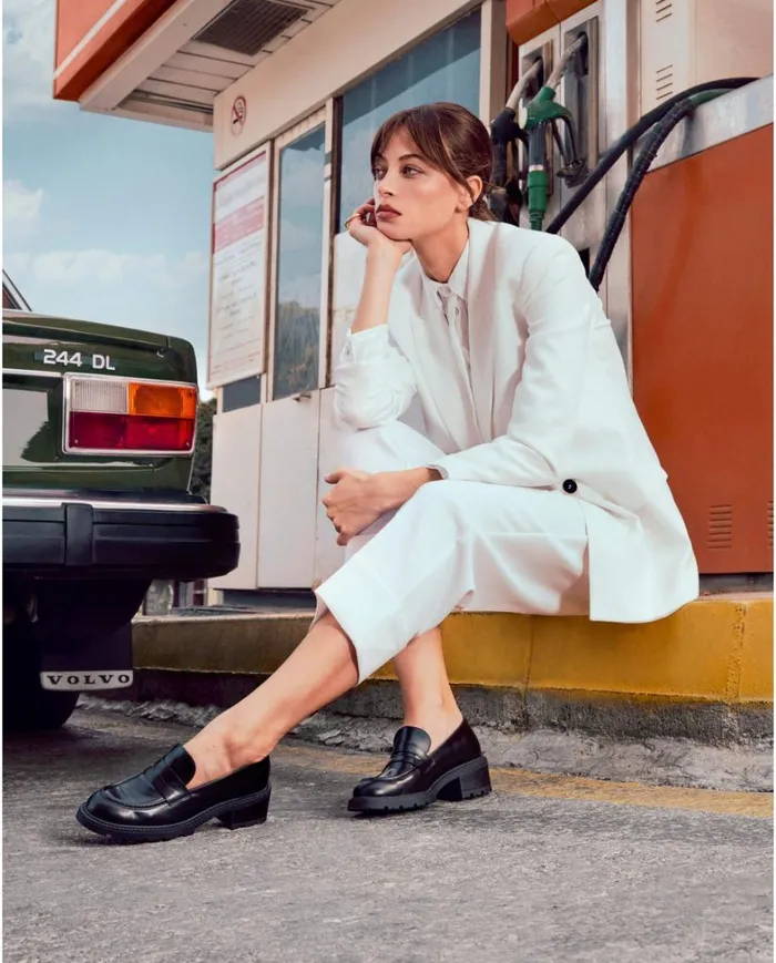 Women Black ECLIPSE Moccasin Wonders Loafers