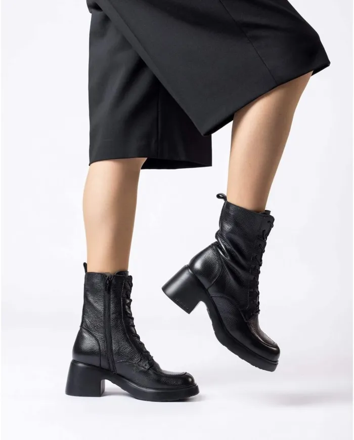 Women Black EME Ankle Boot Wonders Ankle Boots