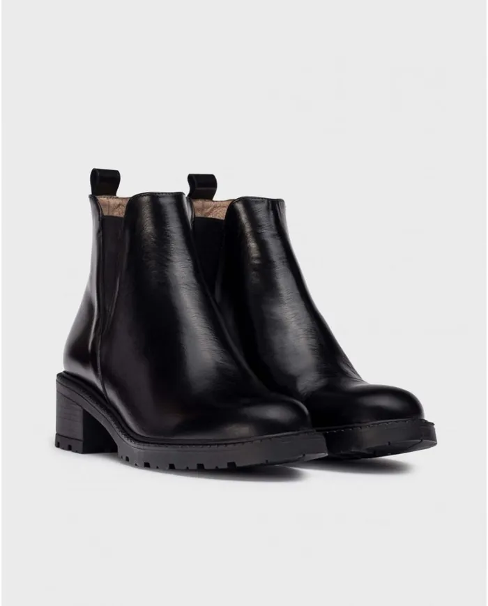Women Black GALAXIA Ankle Boot Wonders Ankle Boots