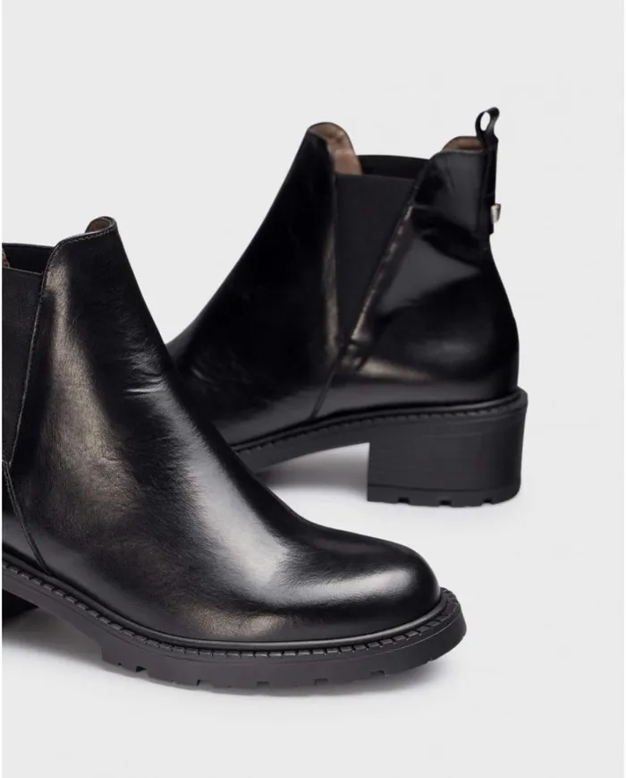 Women Black GALAXIA Ankle Boot Wonders Ankle Boots