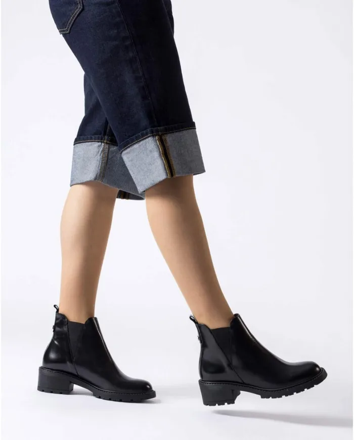 Women Black GALAXIA Ankle Boot Wonders Ankle Boots