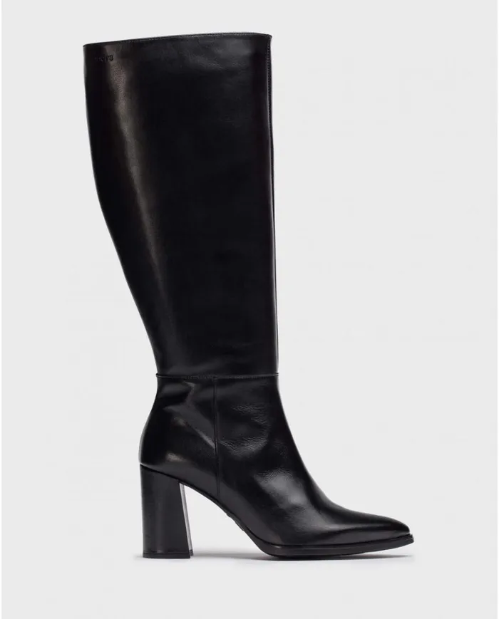 Women Black JEAN Boots Wonders Boots