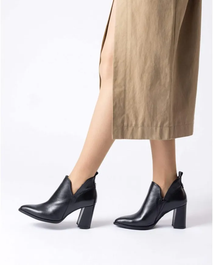 Women Black JULIETA Ankle Boot Wonders Ankle Boots