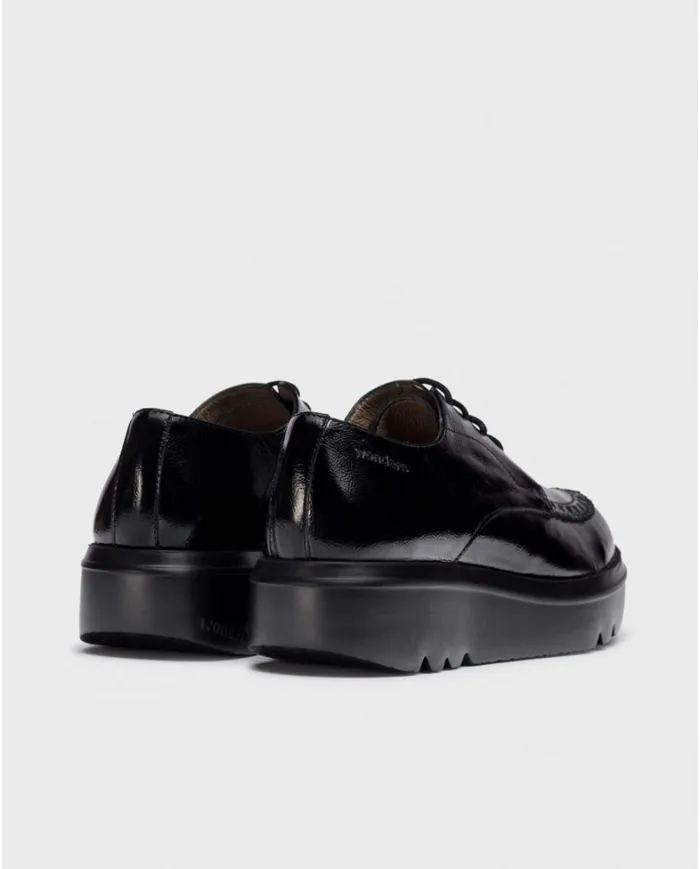 Women Black LEE Blucher Shoe Wonders Flat Shoes Women Black LEE Blucher Shoe Wonders Flat Shoes