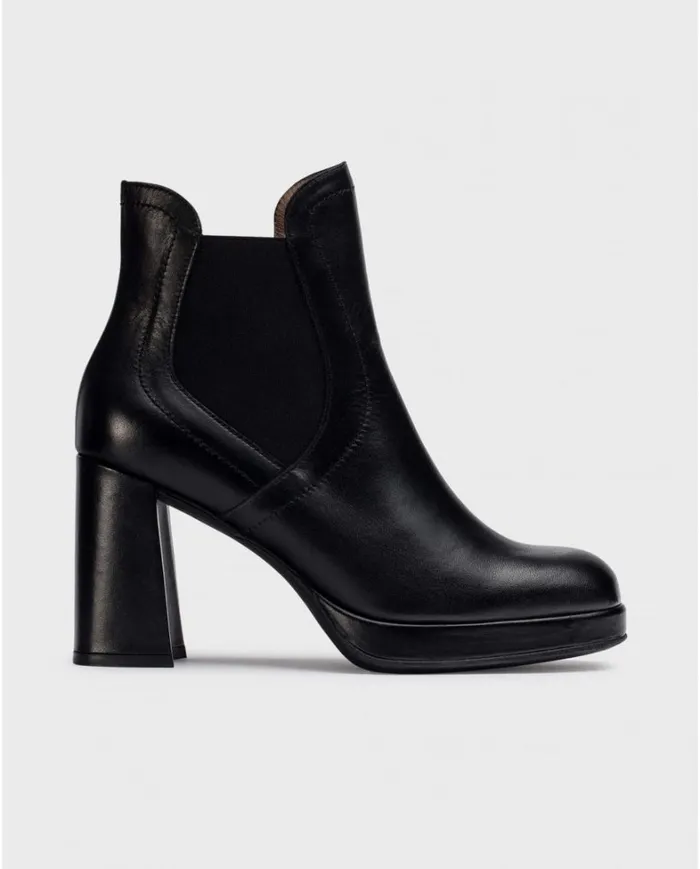 Women Black LENS Ankle Boots Wonders Ankle Boots