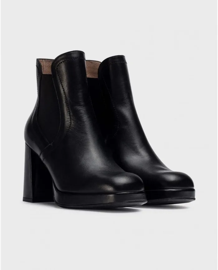 Women Black LENS Ankle Boots Wonders Ankle Boots