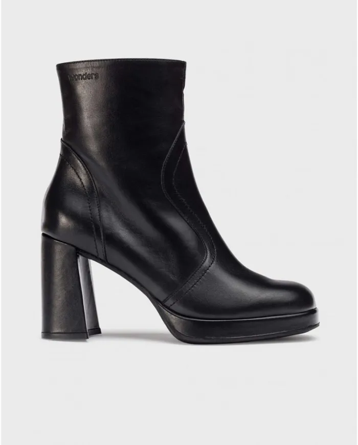 Women Black LIPA Ankle Boots Wonders Ankle Boots