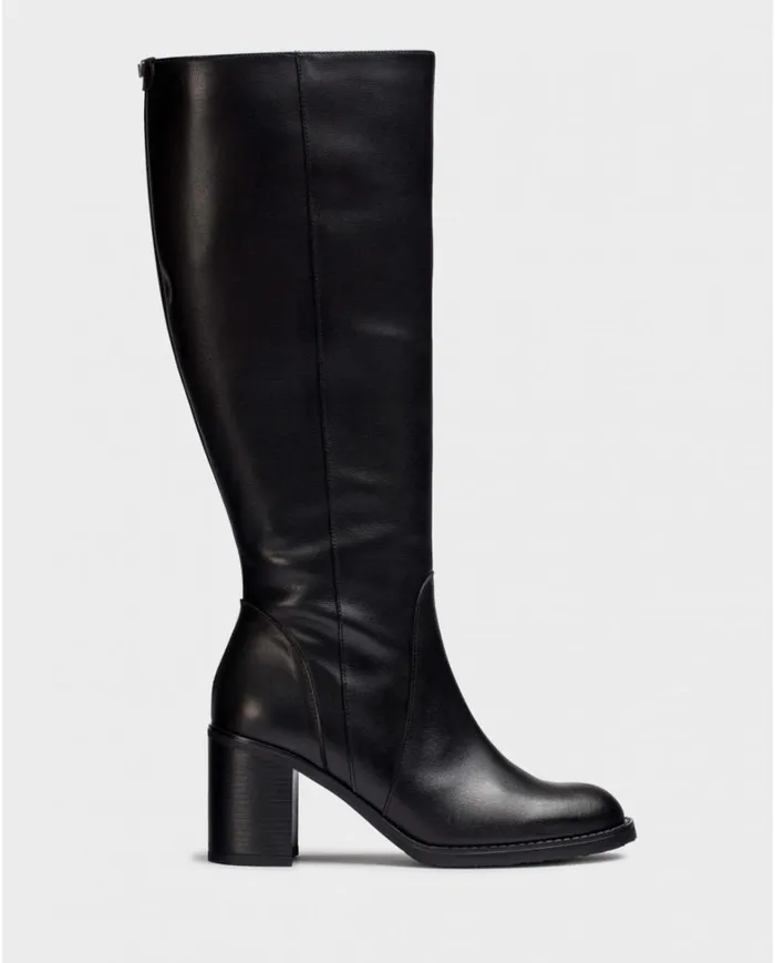 Women Black LUCA XL Boot Wonders Boots