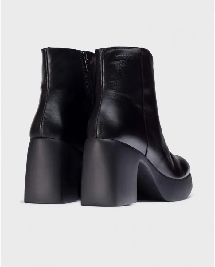 Women Black PAROS Ankle Boot Wonders Ankle Boots