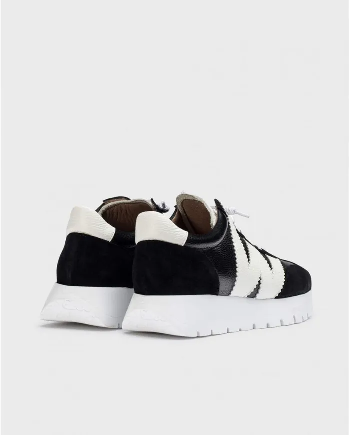 Women Black RACER Sneaker Wonders Flat Shoes Women Black RACER Sneaker Wonders Flat Shoes
