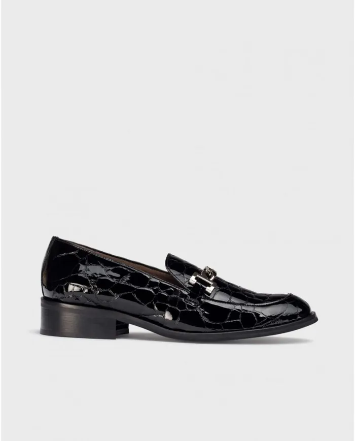 Women Black ROBERT Moccasin Wonders Loafers