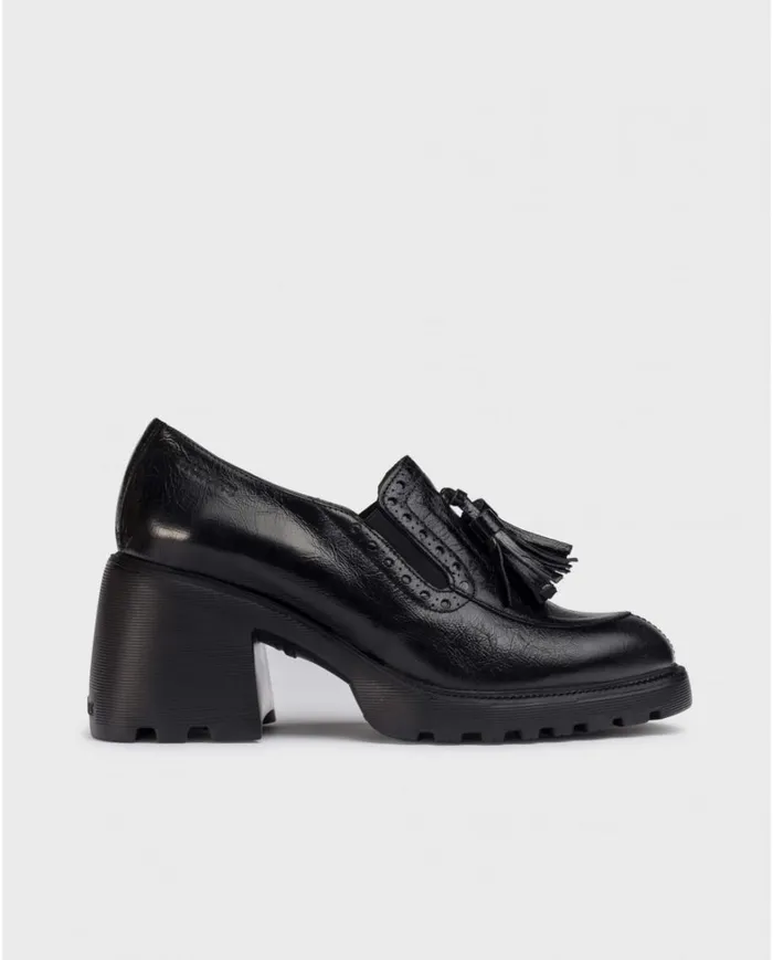 Women Black ROCOCO Loafers Wonders Loafers