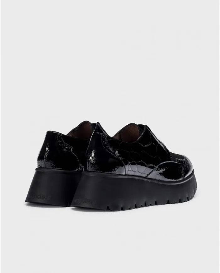 Women Black SALVA Moccasins Wonders Loafers Women Black SALVA Moccasins Wonders Loafers