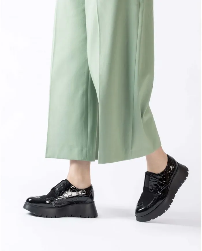 Women Black SALVA Moccasins Wonders Loafers Women Black SALVA Moccasins Wonders Loafers