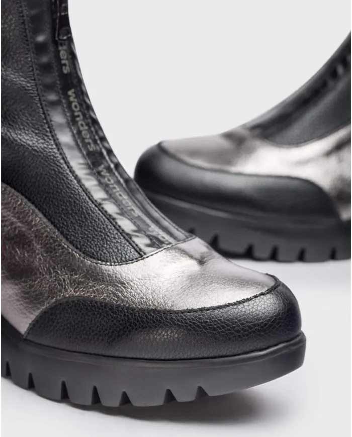 Women Black SASHA Ankle Boot Wonders Ankle Boots