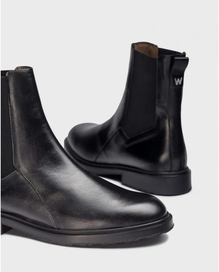 Women Black SCAR Ankle Boot Wonders Ankle Boots