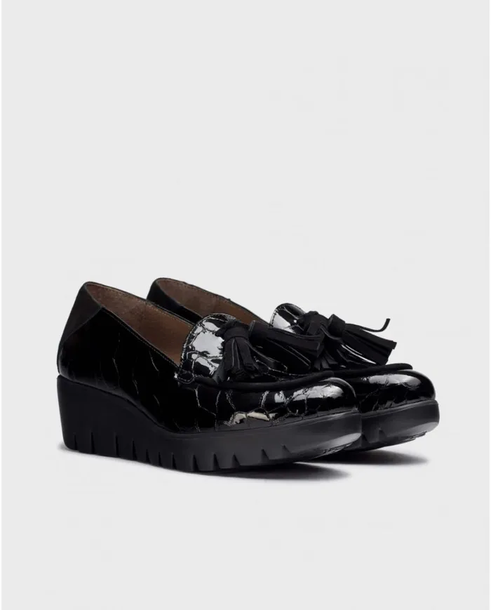Women Black SIMONE Moccasin Wonders Loafers Women Black SIMONE Moccasin Wonders Loafers