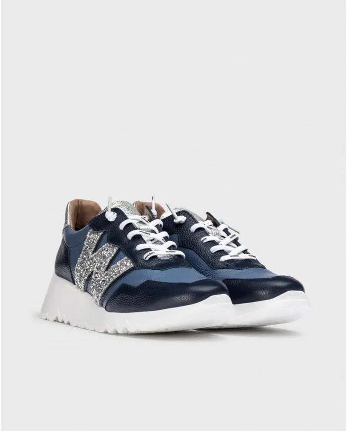 Women Blue ROBERT Sneaker Wonders Sneakers Women Blue ROBERT Sneaker Wonders Sneakers